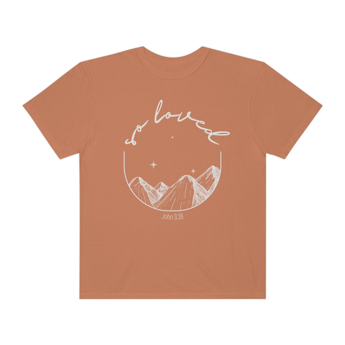 TRIAL RUN | &quot;So Loved&quot; Unisex Comfort Colors T-Shirt T-Shirt Printify Yam S 