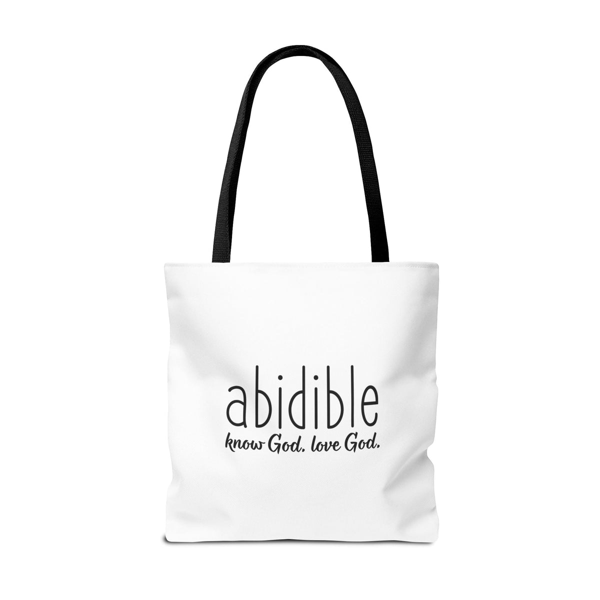Abidible Bible Tote Bags Printify 