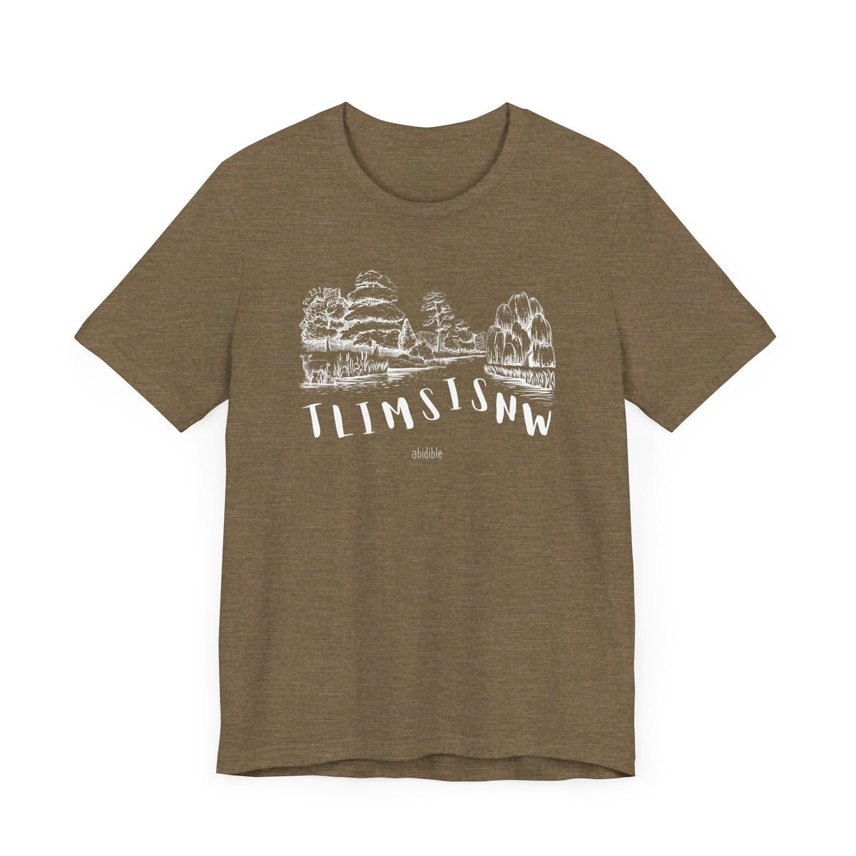 &quot;Psalm 23&quot; Unisex Unisex Bella + Canvas™ T-Shirt T-Shirt Printify Heather Olive XS 