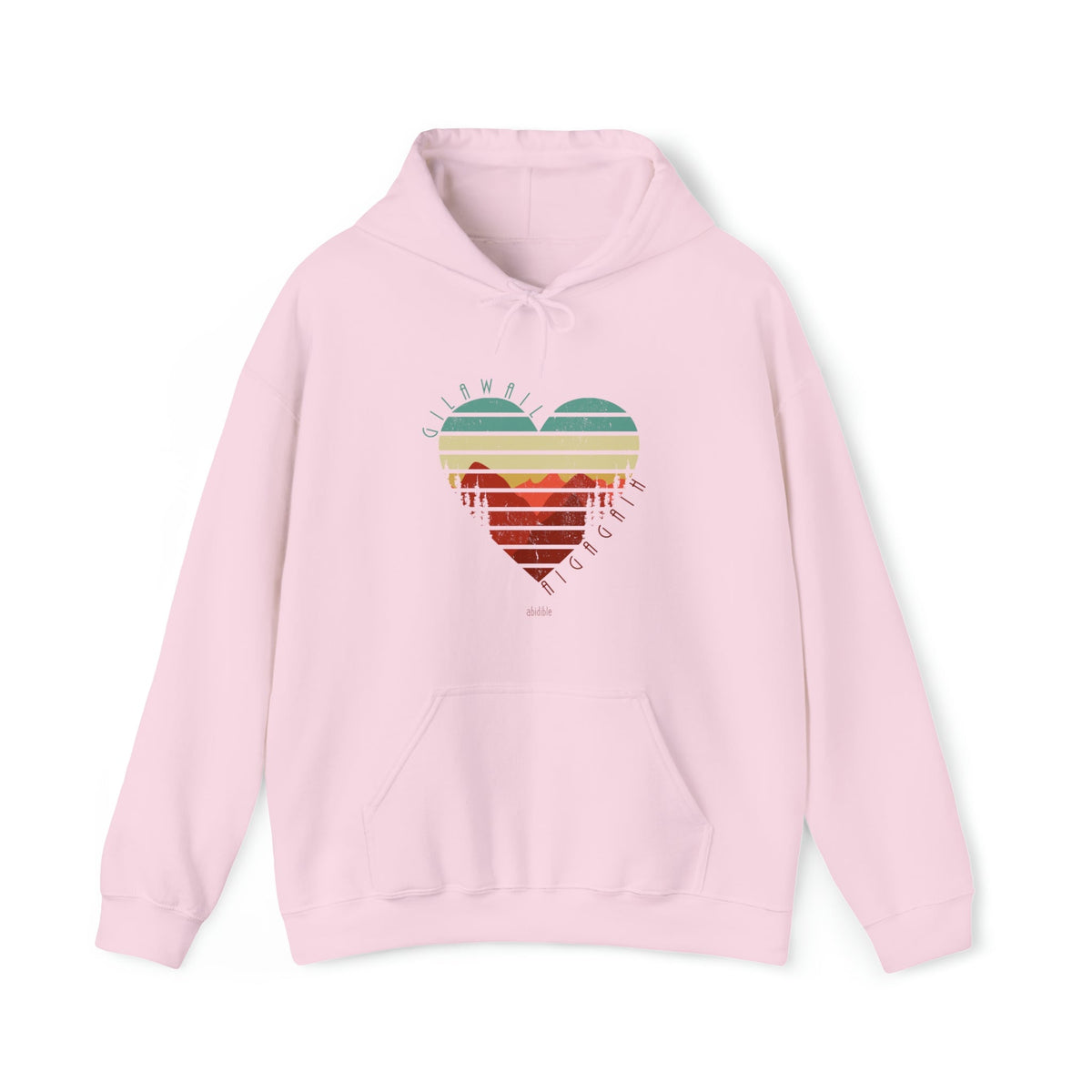 &quot;God is Love&quot; Unisex Heavy Blend™ Hooded Sweatshirt Hoodie Printify Light Pink S 