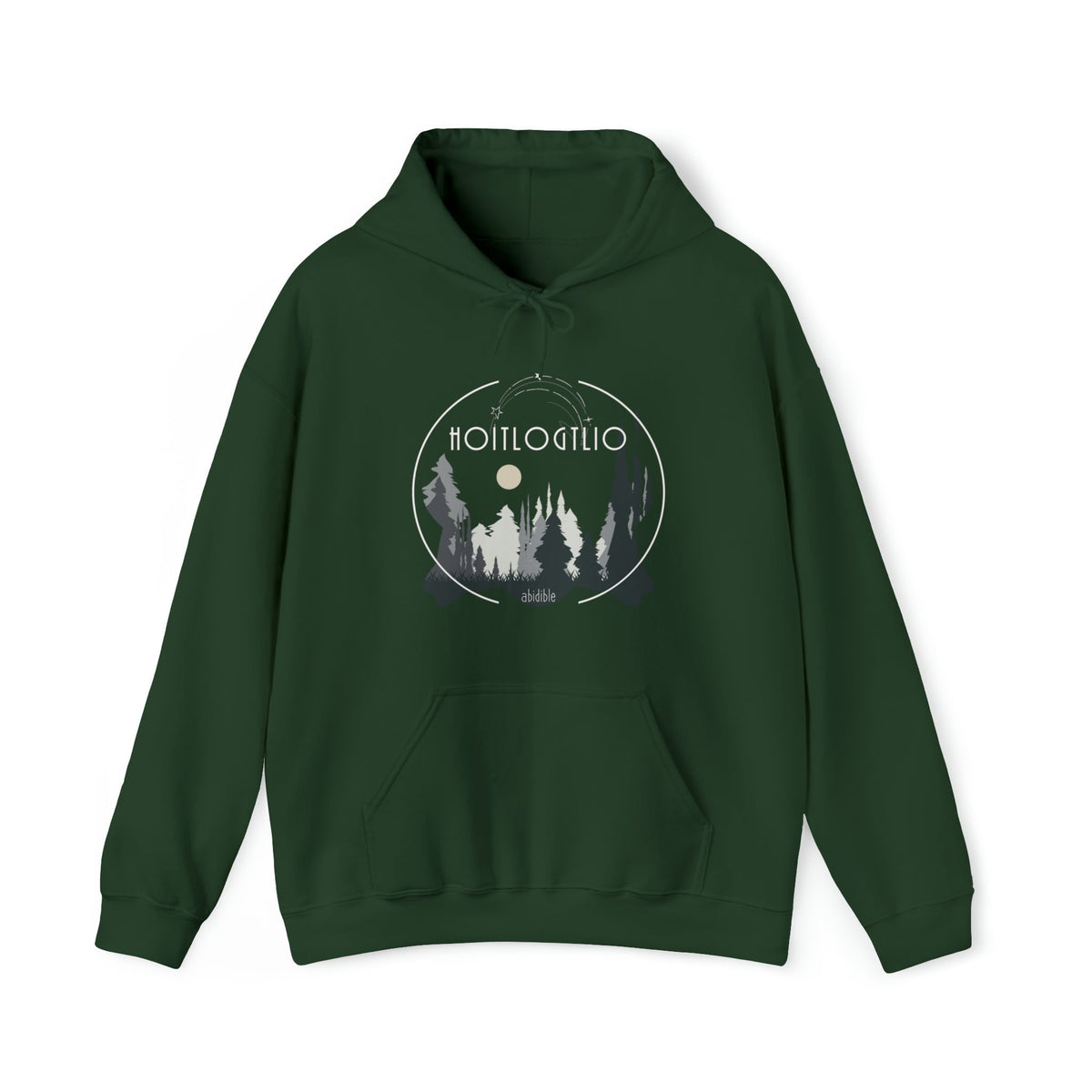 &quot;God is One&quot; Unisex Heavy Blend™ Hooded Sweatshirt Hoodie Printify Forest Green S 