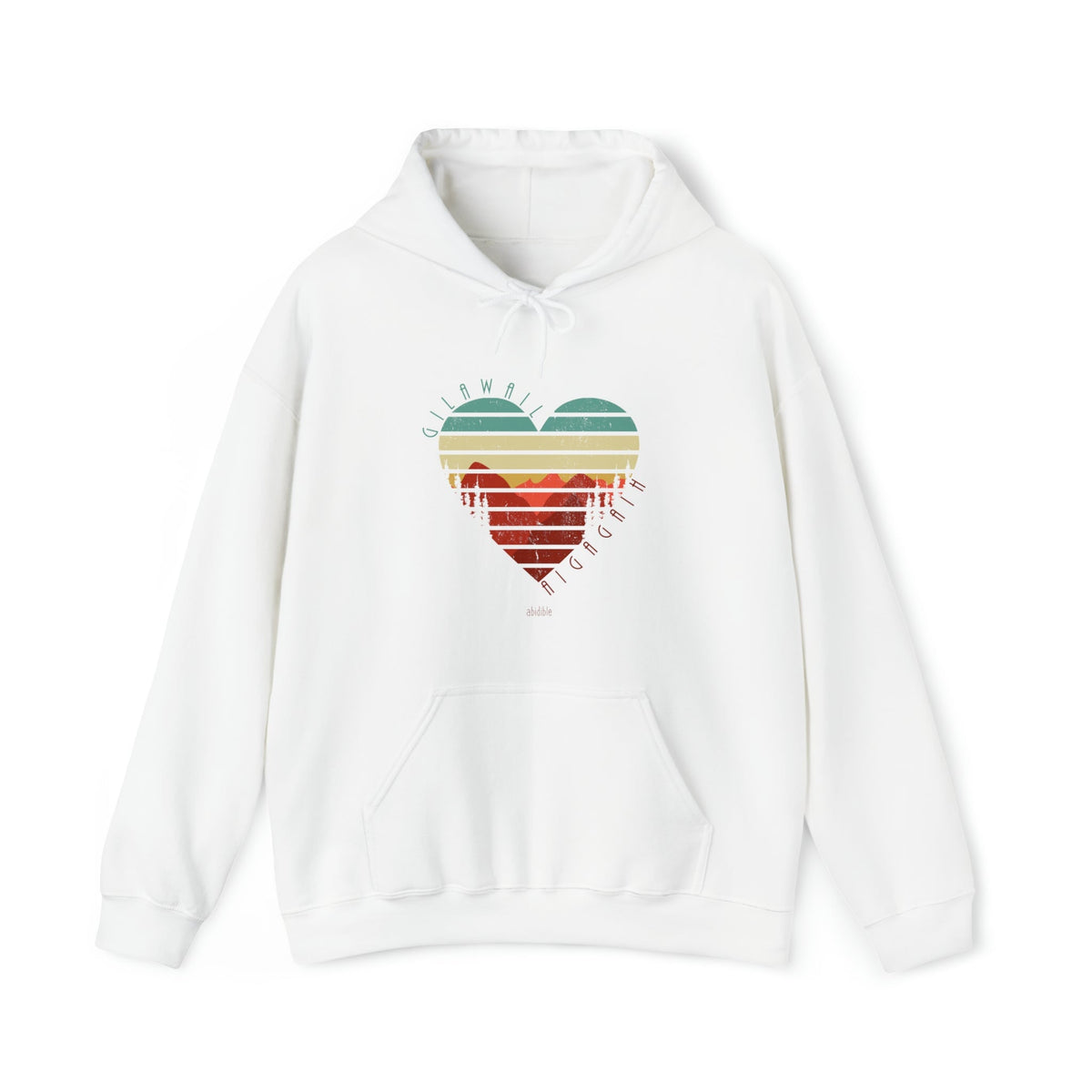 &quot;God is Love&quot; Unisex Heavy Blend™ Hooded Sweatshirt Hoodie Printify White S 