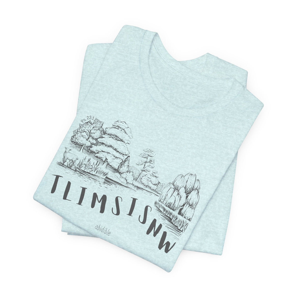 &quot;Psalm 23&quot; Unisex Unisex Bella + Canvas™ T-Shirt T-Shirt Printify 