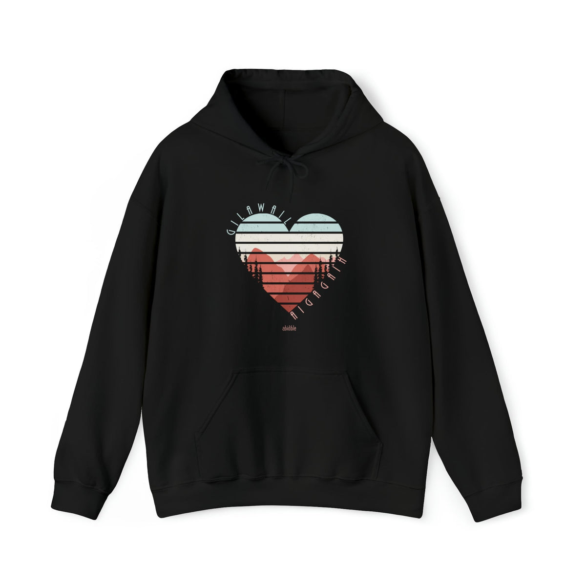 &quot;God is Love&quot; Unisex Heavy Blend™ Hooded Sweatshirt Hoodie Printify Black S 