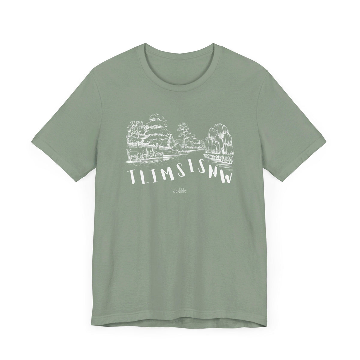 &quot;Psalm 23&quot; Unisex Unisex Bella + Canvas™ T-Shirt T-Shirt Printify Sage XS 