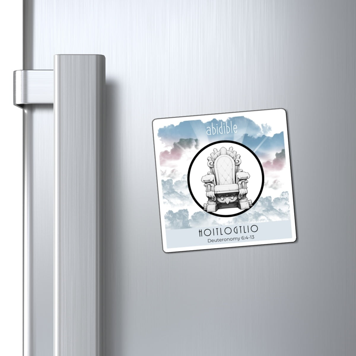 Abidible God is One Magnet (Collect All 6) Paper products Printify 3" × 3" 