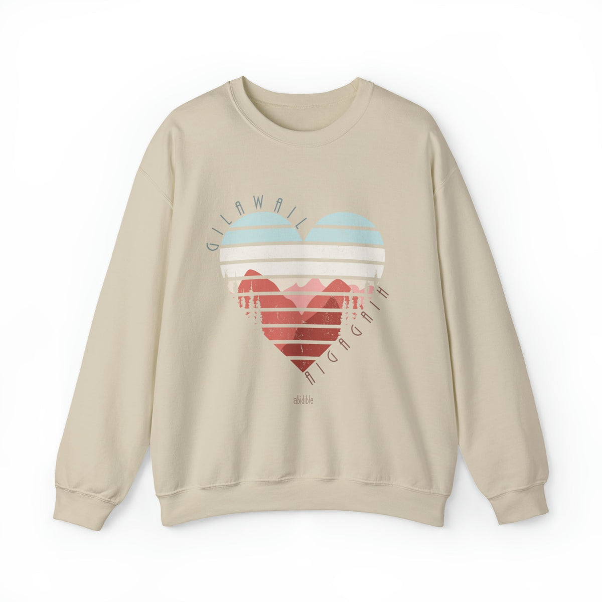&quot;God is Love&quot; Unisex Heavy Blend™ Crewneck Sweatshirt Sweatshirt Printify M Sand 