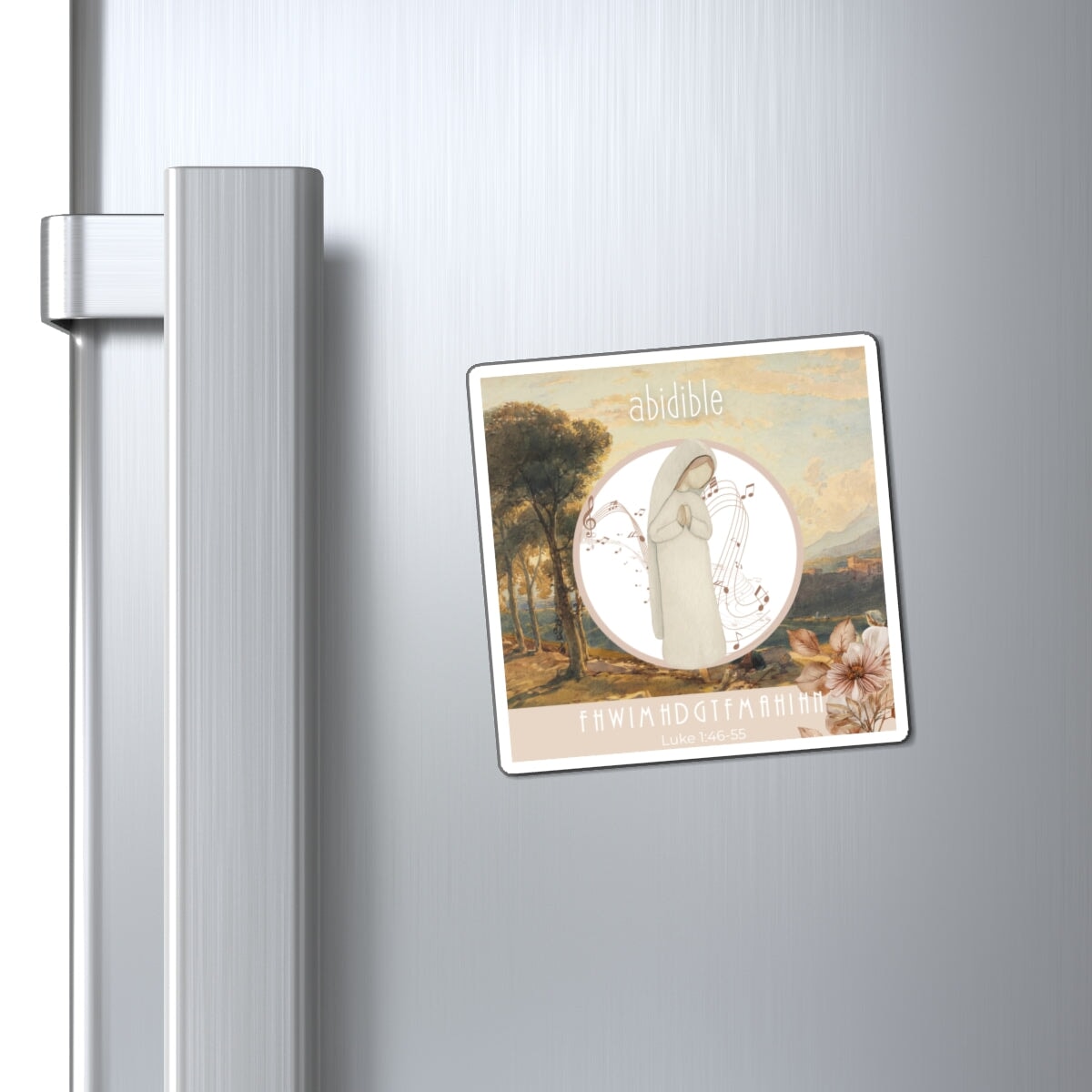 Abidible Mary&#39;s Song Magnet (Collect All 6) Paper products Printify 3&quot; × 3&quot; 