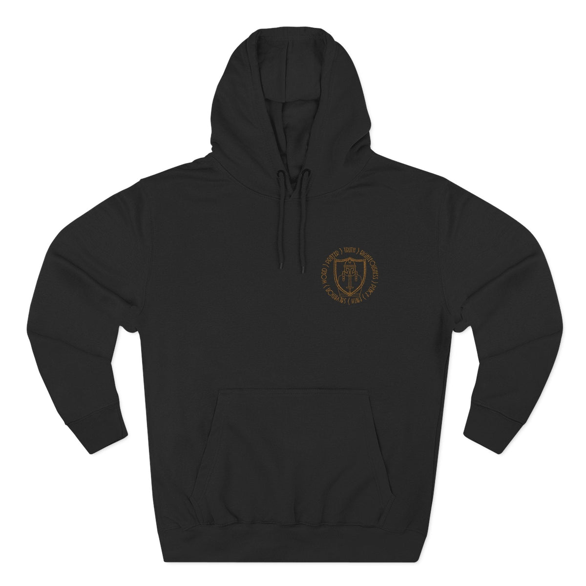The Armor Embroidered Unisex Hoodie Hoodie Printify 