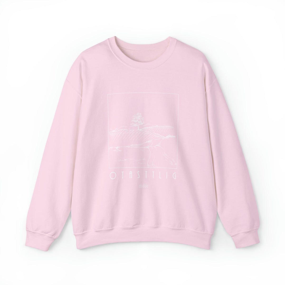 &quot;God is Good&quot; Unisex Heavy Blend™ Crewneck Sweatshirt Sweatshirt Printify S Light Pink 
