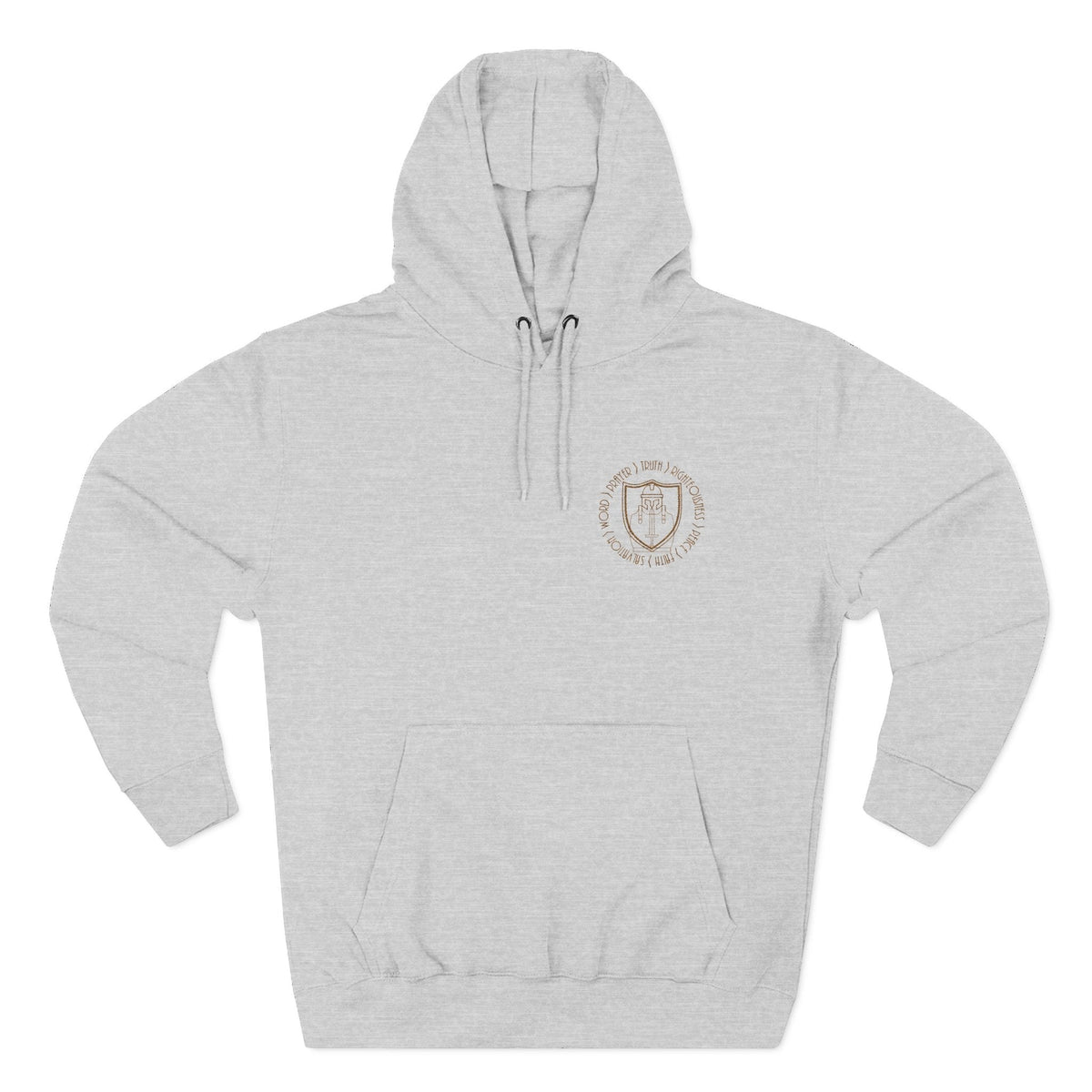 The Armor Embroidered Unisex Hoodie Hoodie Printify 