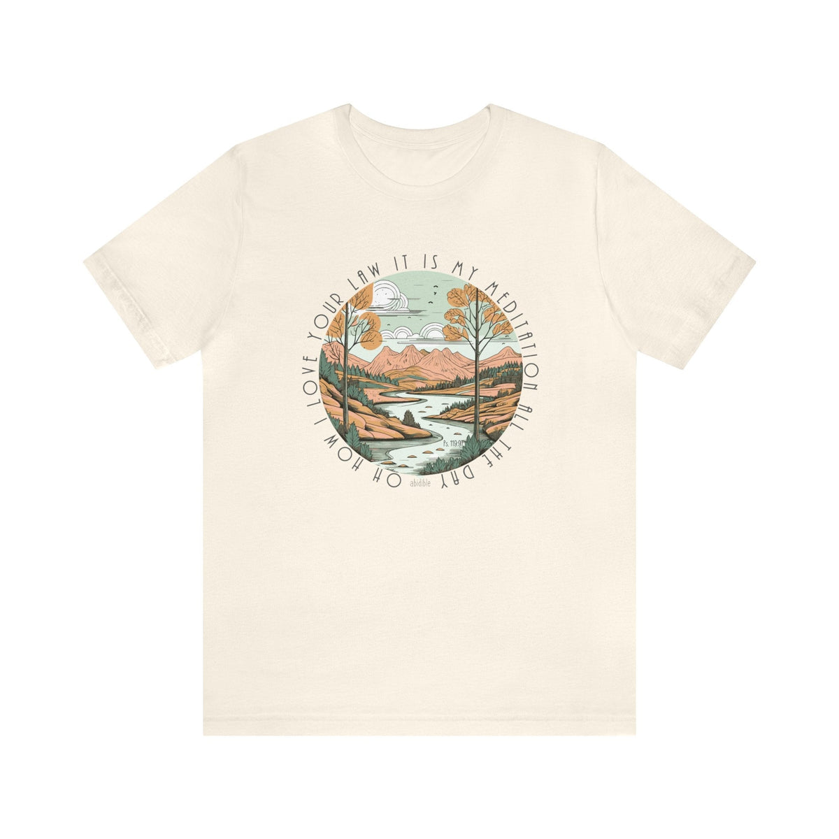 &quot;I Love Your Law&quot; Bella + Canvas Unisex Short Sleeve Tee T-Shirt Printify Natural S 