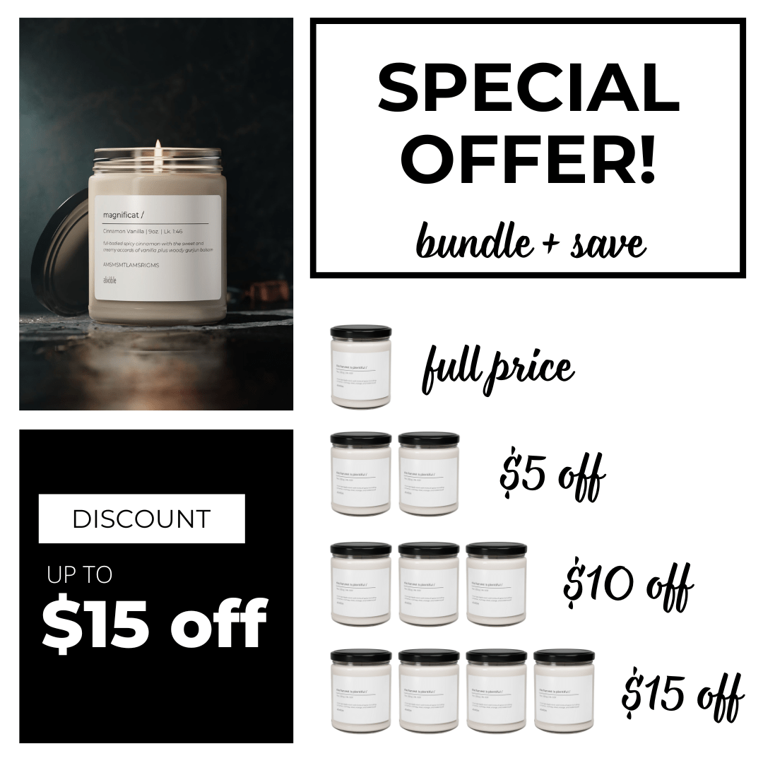 2025 Collection Fall + Christmas Scented Soy Candles (Bundle + Save) Home Decor Printify 