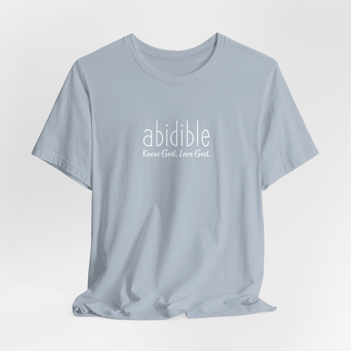DAY 3 | Abidible &quot;Know God, Love God&quot; Unisex Bella + Canvas™ T-Shirt T-Shirt Printify 