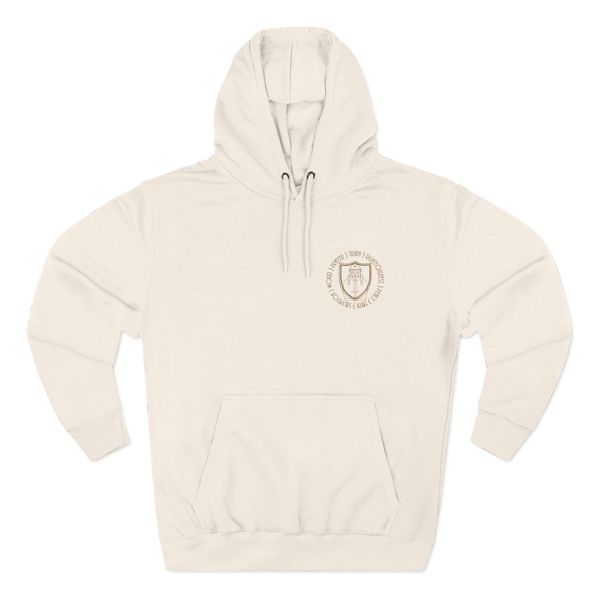 The Armor Embroidered Unisex Hoodie Hoodie Printify 