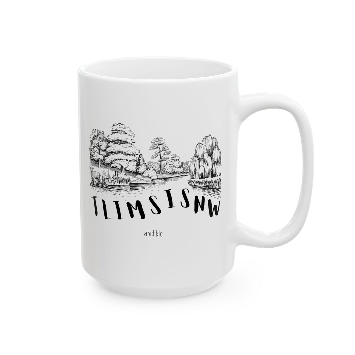 Psalm 23 Ceramic Mug, (15oz) Mug Printify 