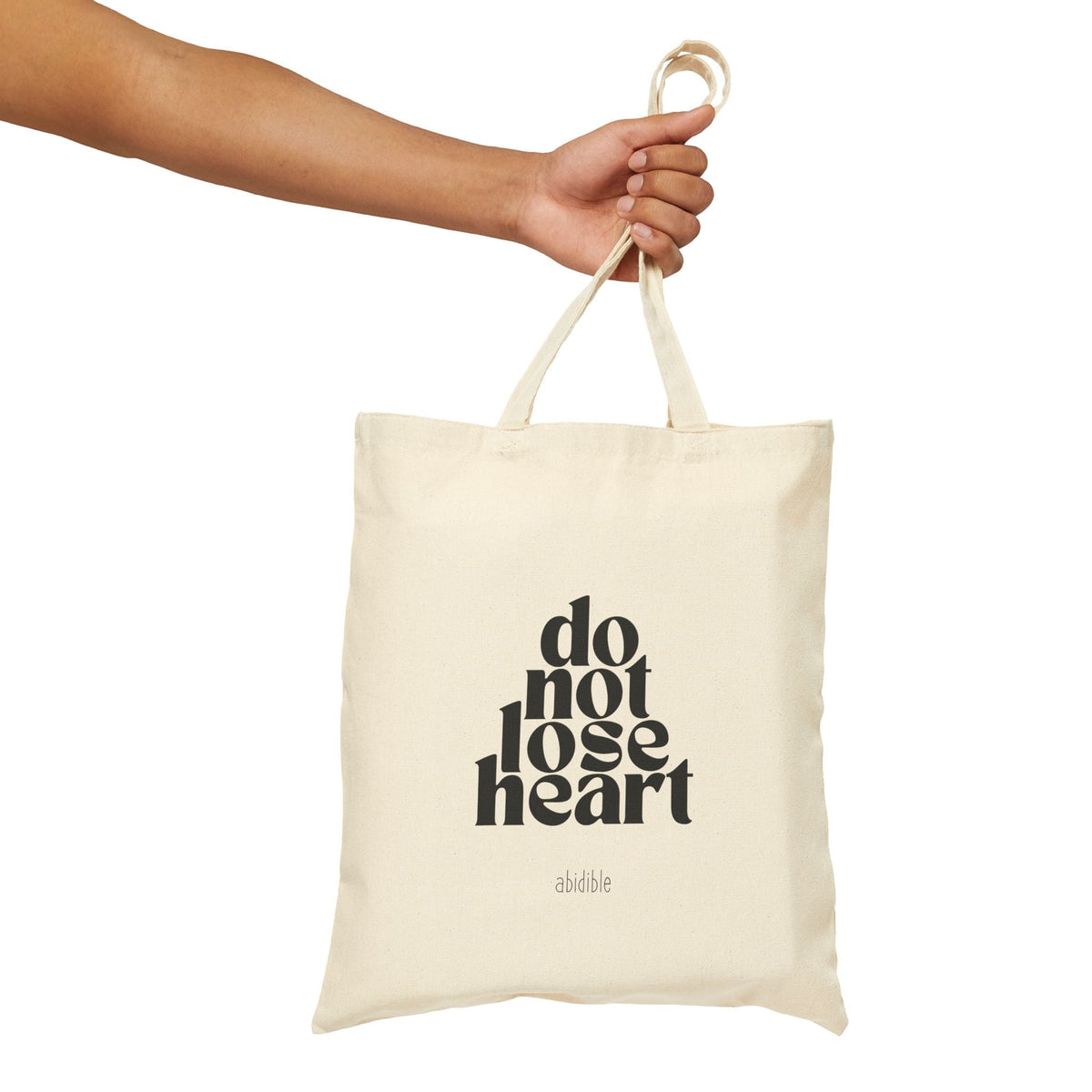 &quot;Jars of Clay - Do Not Lose Heart&quot; Cotton Canvas Tote Bag Bags Printify 