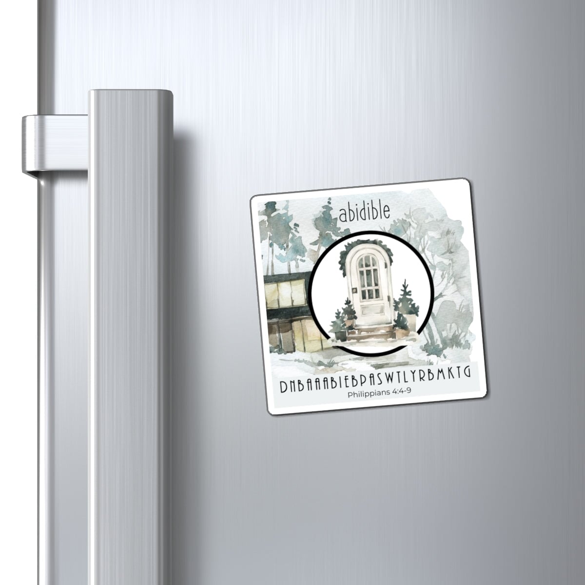 Abidible Do Not Be Anxious Magnet (Collect All 6) Paper products Printify 3&quot; × 3&quot; 