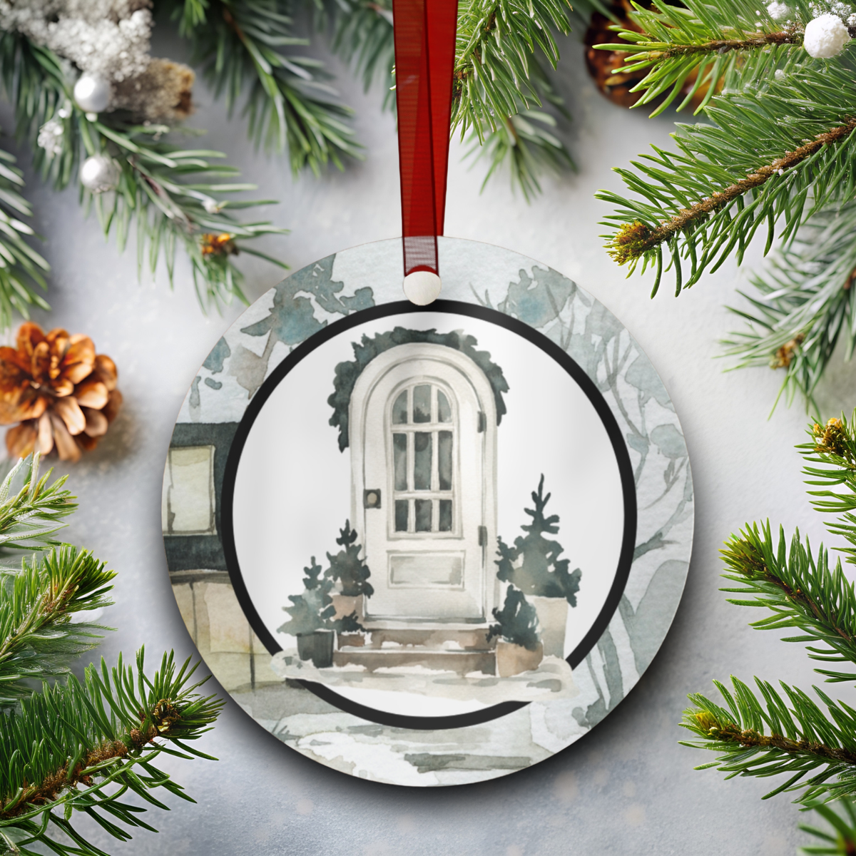 DAY 7 | Abidible Do Not Be Anxious Metal Ornament (Collect All 6) Home Decor Printify 