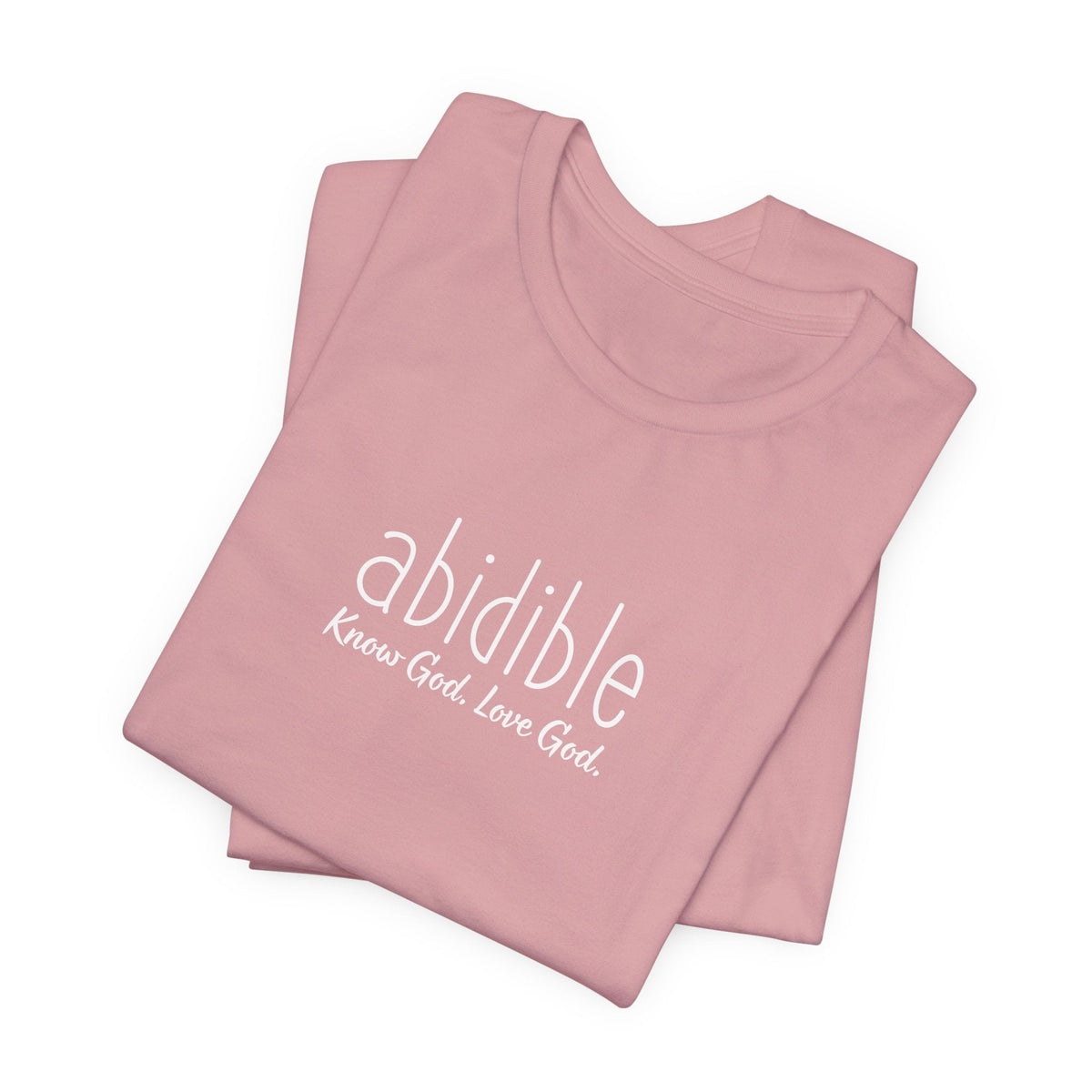 DAY 3 | Abidible &quot;Know God, Love God&quot; Unisex Bella + Canvas™ T-Shirt T-Shirt Printify 
