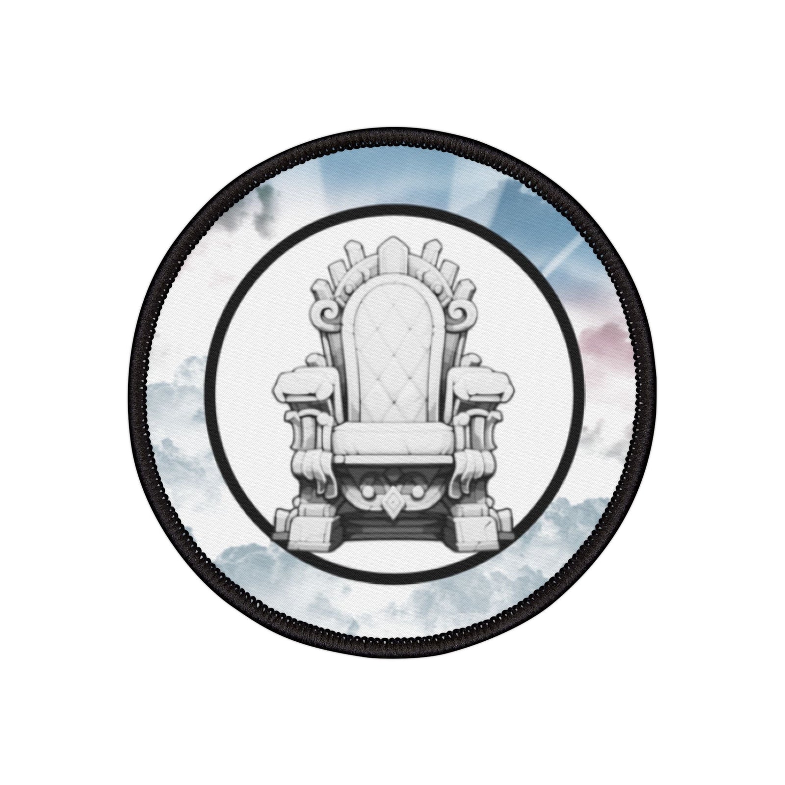 DAY 12 | Abidible God is One Iron-On Patch — (Collect All 6) Accessories Printify 3" × 3" (Circle) 