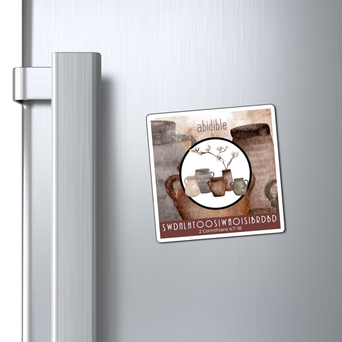 Abidible Jars of Clay Magnet (Collect All 6) Paper products Printify 