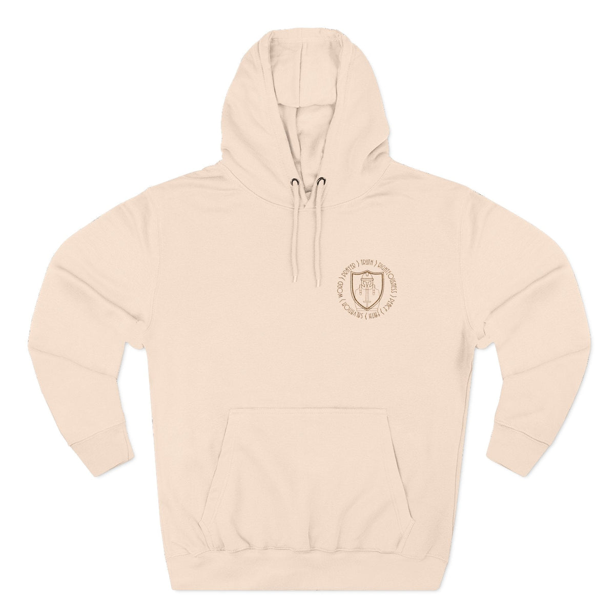 The Armor Embroidered Unisex Hoodie Hoodie Printify 