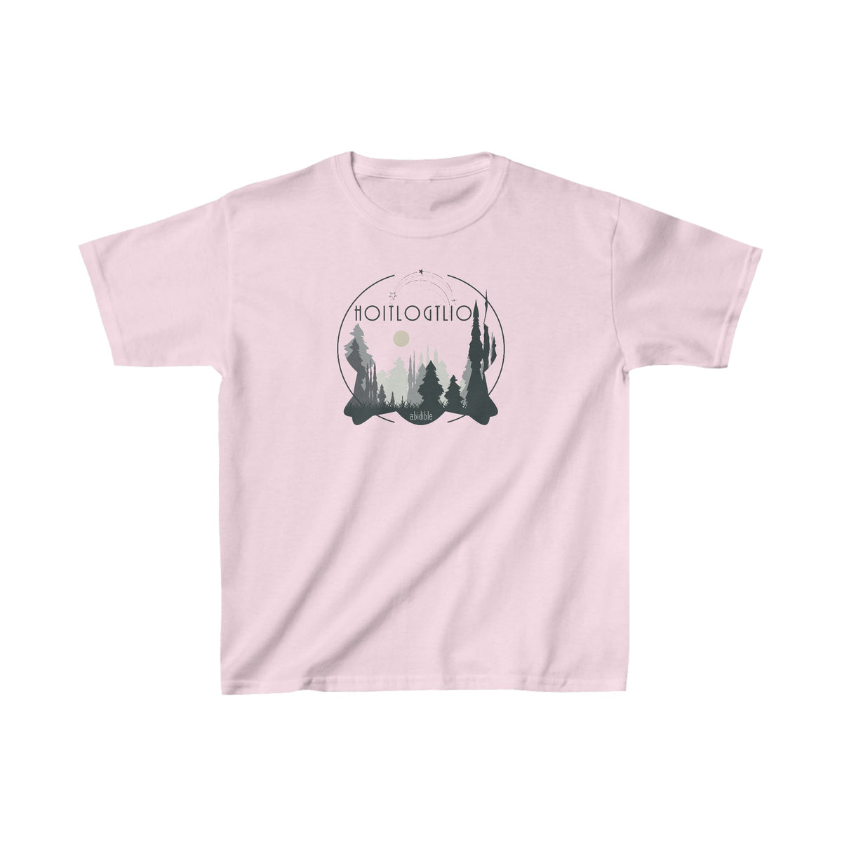 &quot;God is One&quot; Abidible Kids Heavy Cotton™ Tee Kids clothes Printify XS Light Pink 