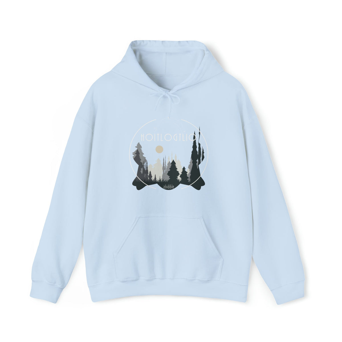 &quot;God is One&quot; Unisex Heavy Blend™ Hooded Sweatshirt Hoodie Printify Light Blue S 