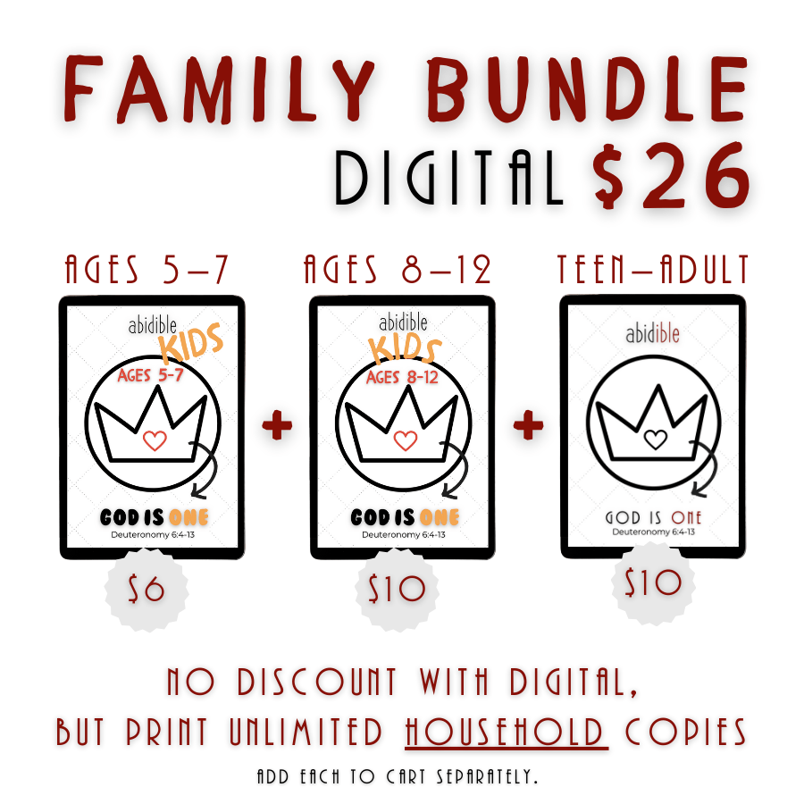 Abidible Kids &quot;God is One&quot; Study Study abidible 