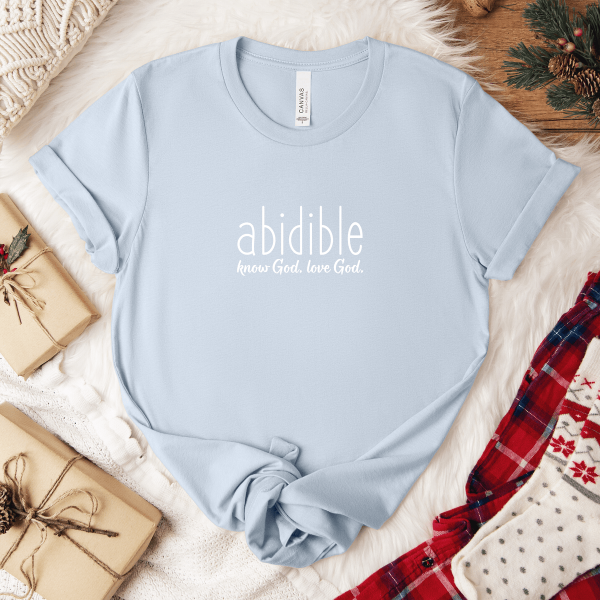 DAY 3 | Abidible &quot;Know God, Love God&quot; Unisex Bella + Canvas™ T-Shirt T-Shirt Printify 