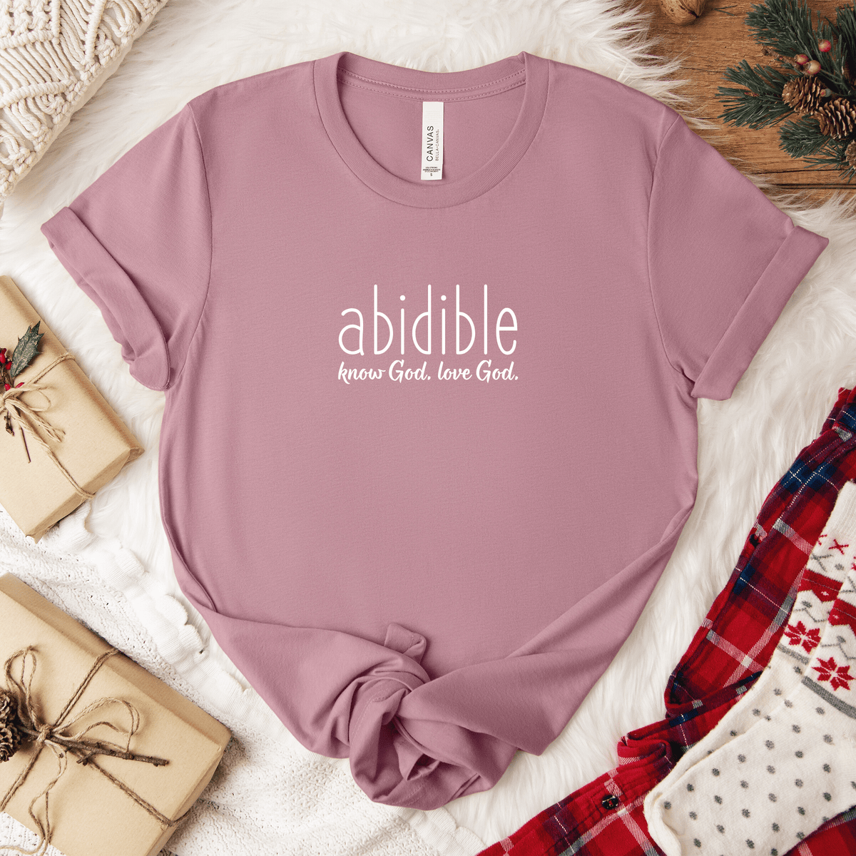 DAY 3 | Abidible &quot;Know God, Love God&quot; Unisex Bella + Canvas™ T-Shirt T-Shirt Printify 