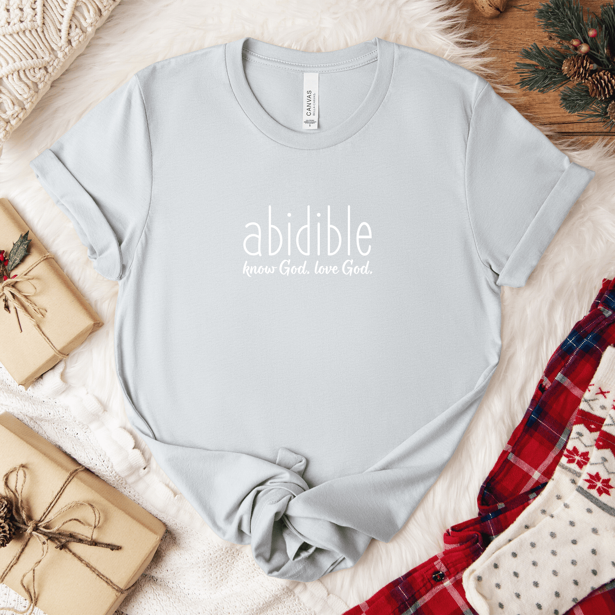DAY 3 | Abidible &quot;Know God, Love God&quot; Unisex Bella + Canvas™ T-Shirt T-Shirt Printify 