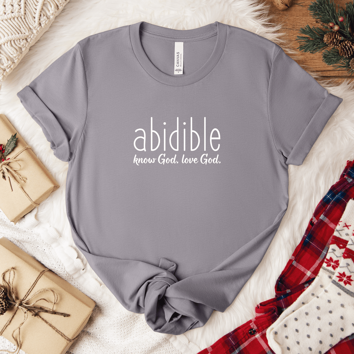 DAY 3 | Abidible &quot;Know God, Love God&quot; Unisex Bella + Canvas™ T-Shirt T-Shirt Printify 