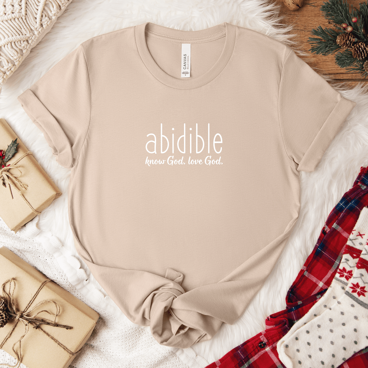 DAY 3 | Abidible &quot;Know God, Love God&quot; Unisex Bella + Canvas™ T-Shirt T-Shirt Printify 
