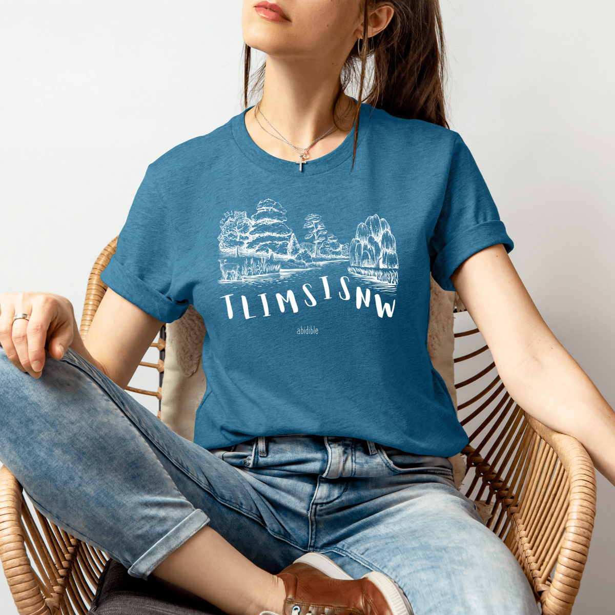 &quot;Psalm 23&quot; Unisex Unisex Bella + Canvas™ T-Shirt T-Shirt Printify 