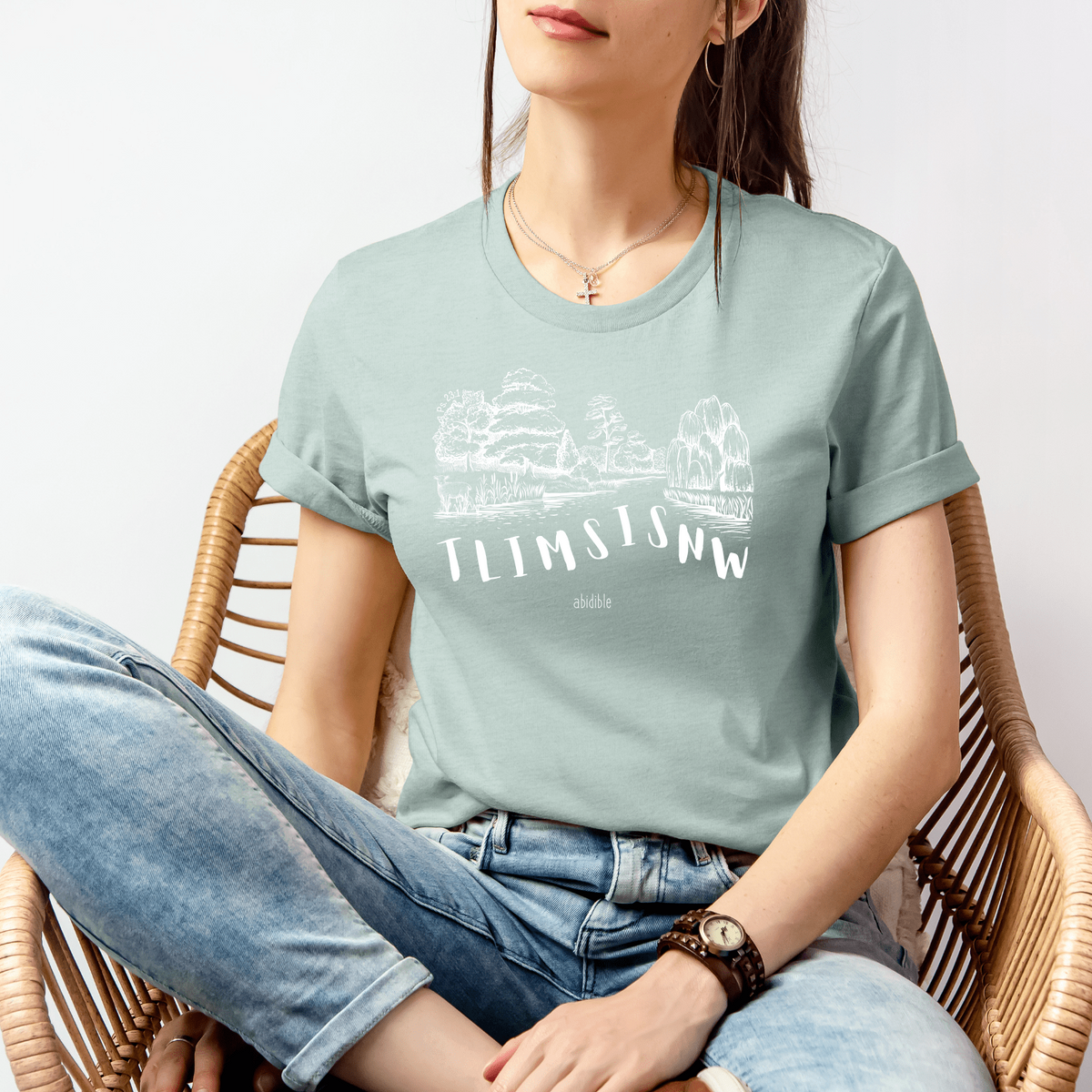 &quot;Psalm 23&quot; Unisex Unisex Bella + Canvas™ T-Shirt T-Shirt Printify 