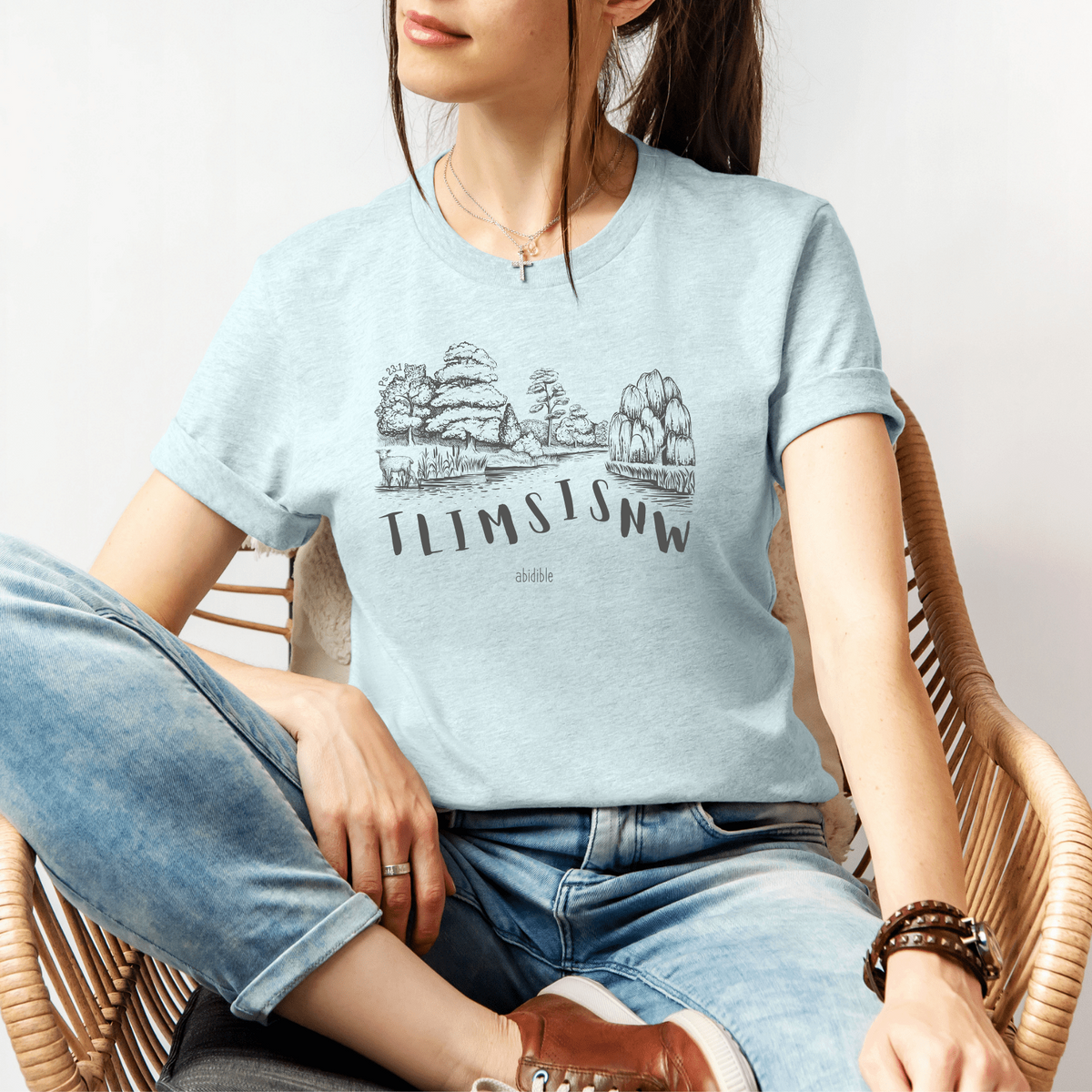 &quot;Psalm 23&quot; Unisex Unisex Bella + Canvas™ T-Shirt T-Shirt Printify 