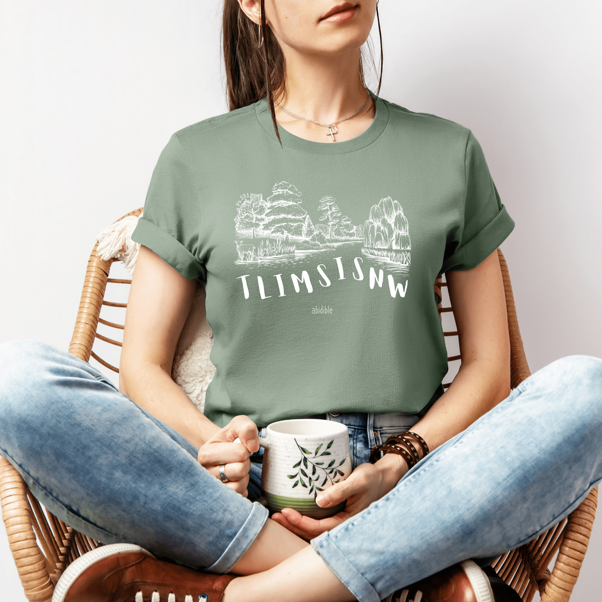&quot;Psalm 23&quot; Unisex Unisex Bella + Canvas™ T-Shirt T-Shirt Printify 