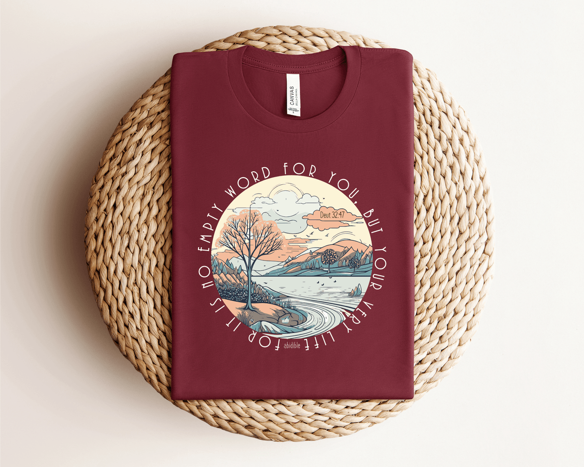 &quot;No Empty Word&quot; Bella + Canvas Unisex Short Sleeve Tee T-Shirt Printify 