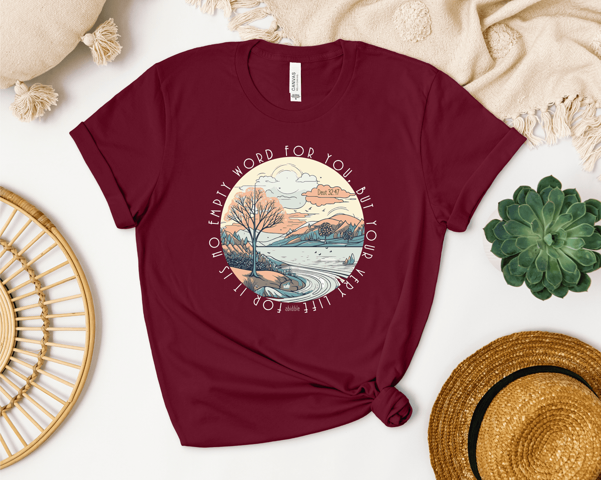 &quot;No Empty Word&quot; Bella + Canvas Unisex Short Sleeve Tee T-Shirt Printify 