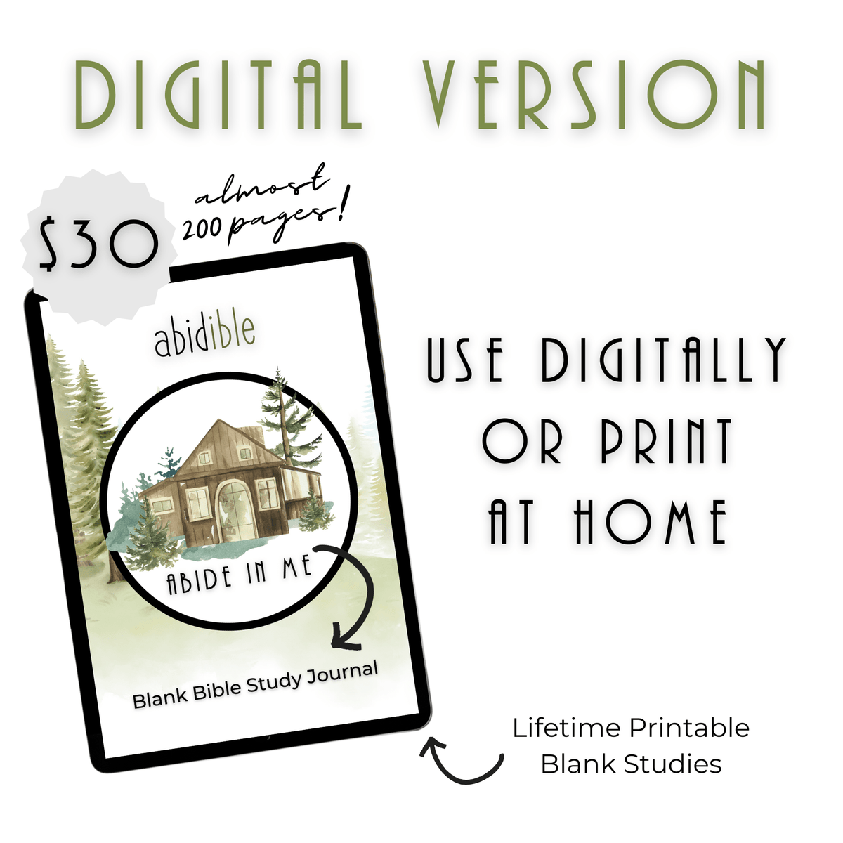 DAY 10 | #006 Abidible Blank DIY Bible Study Journal Study abidible 