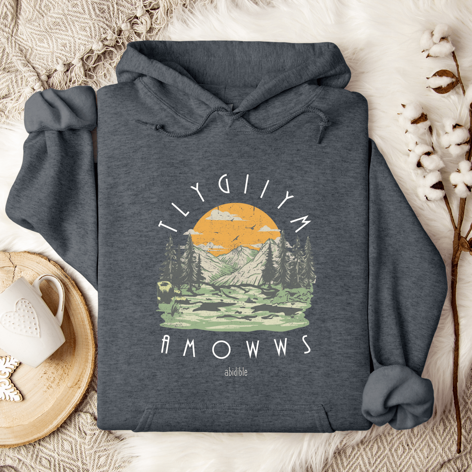 "God is Mighty" Unisex Heavy Blend™ Hooded Sweatshirt Hoodie Printify 