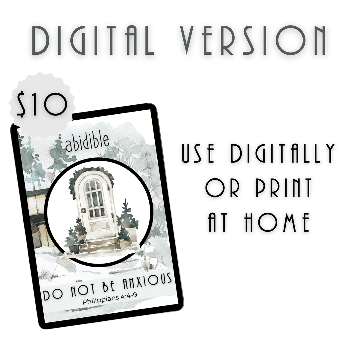 #010 Abidible &quot;Do Not Be Anxious&quot; Study Study abidible 