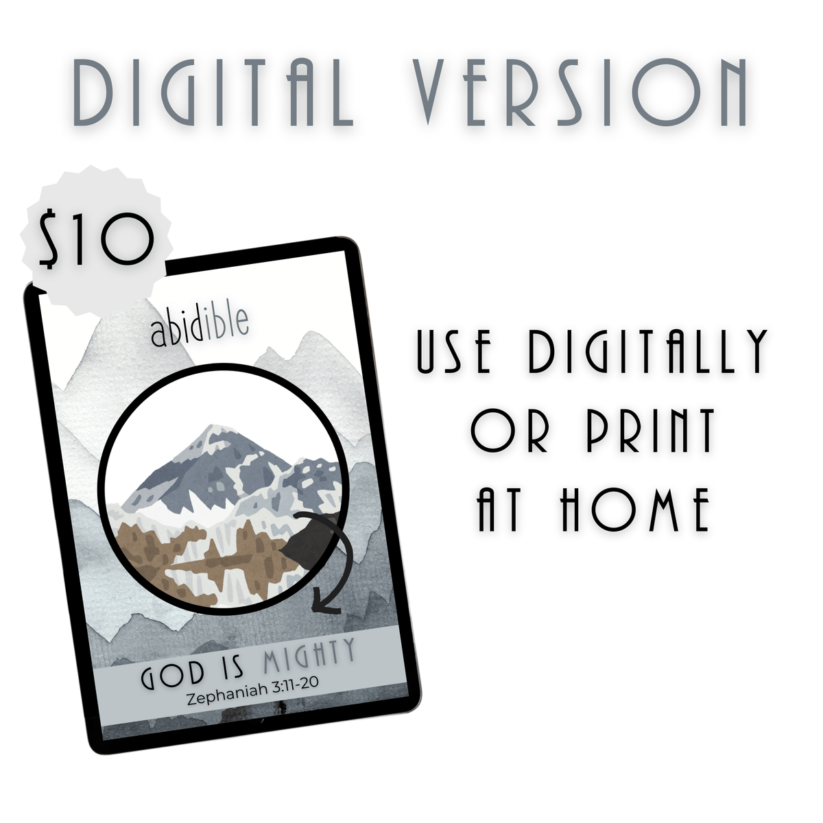 #004 Abidible &quot;God is Mighty&quot; Study (UPDATED!) Study abidible 