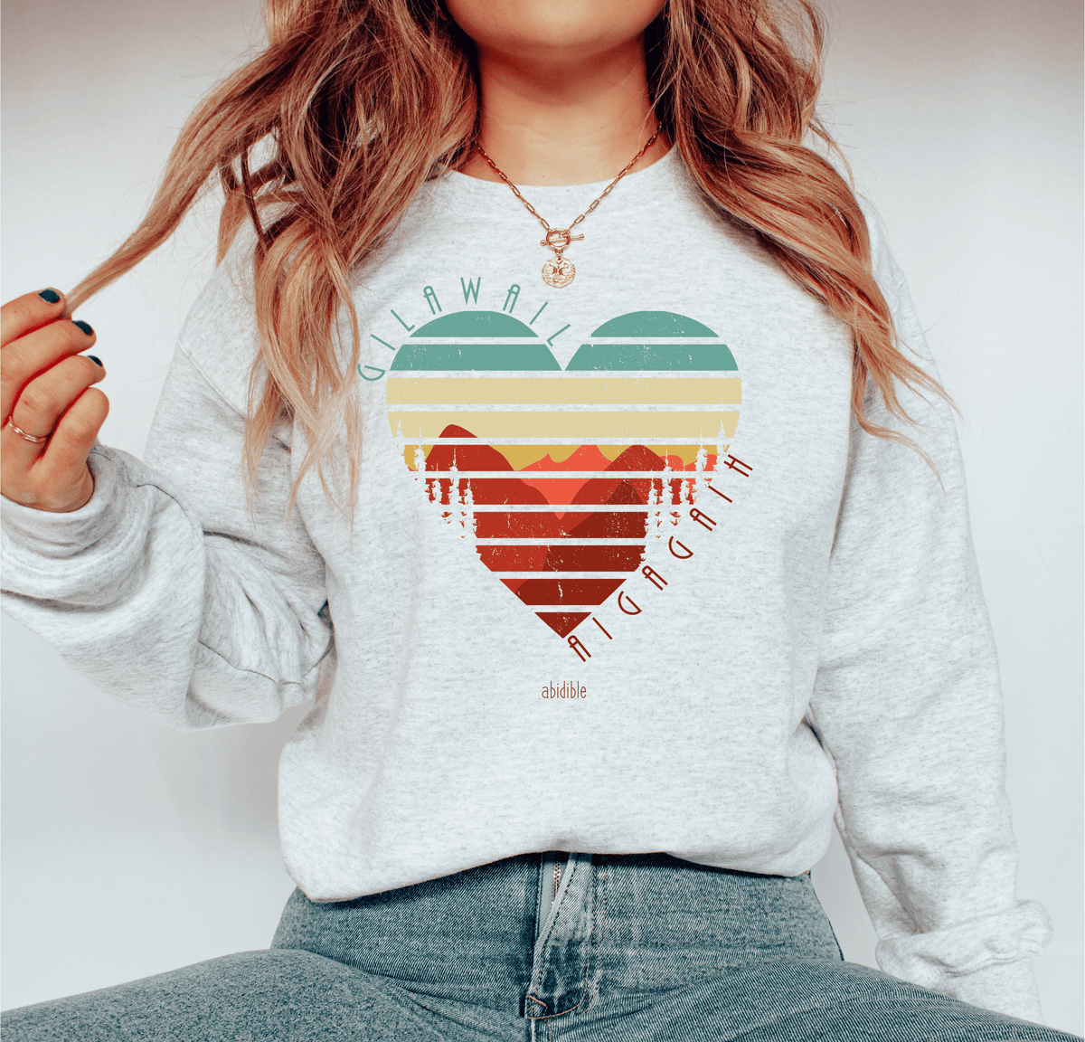 &quot;God is Love&quot; Unisex Heavy Blend™ Crewneck Sweatshirt Sweatshirt Printify 