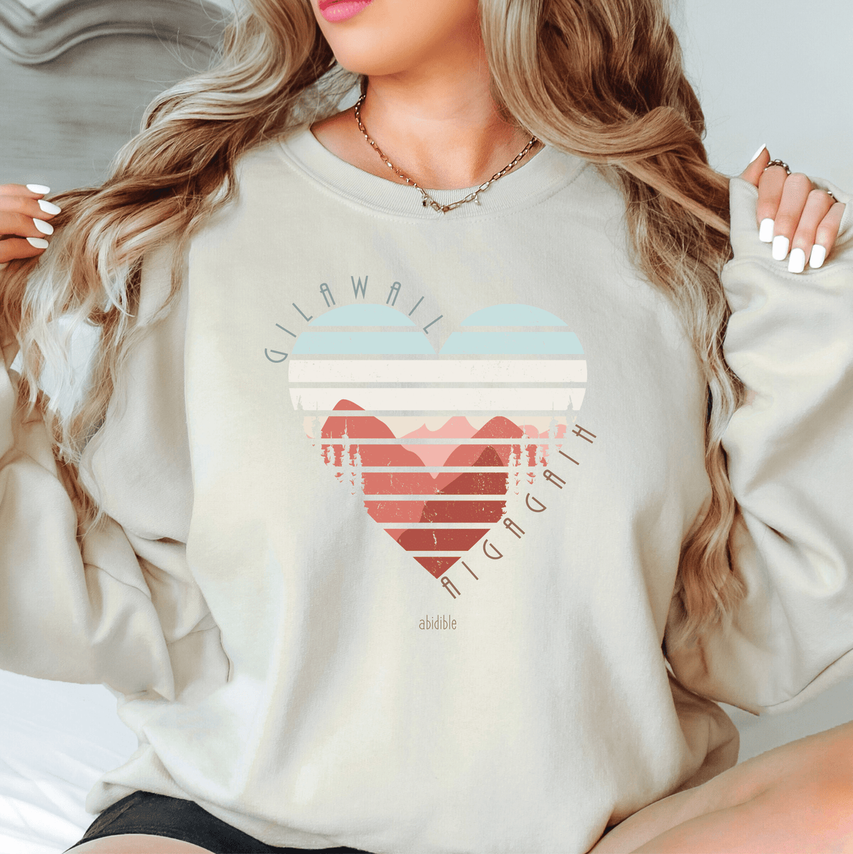 &quot;God is Love&quot; Unisex Heavy Blend™ Crewneck Sweatshirt Sweatshirt Printify 