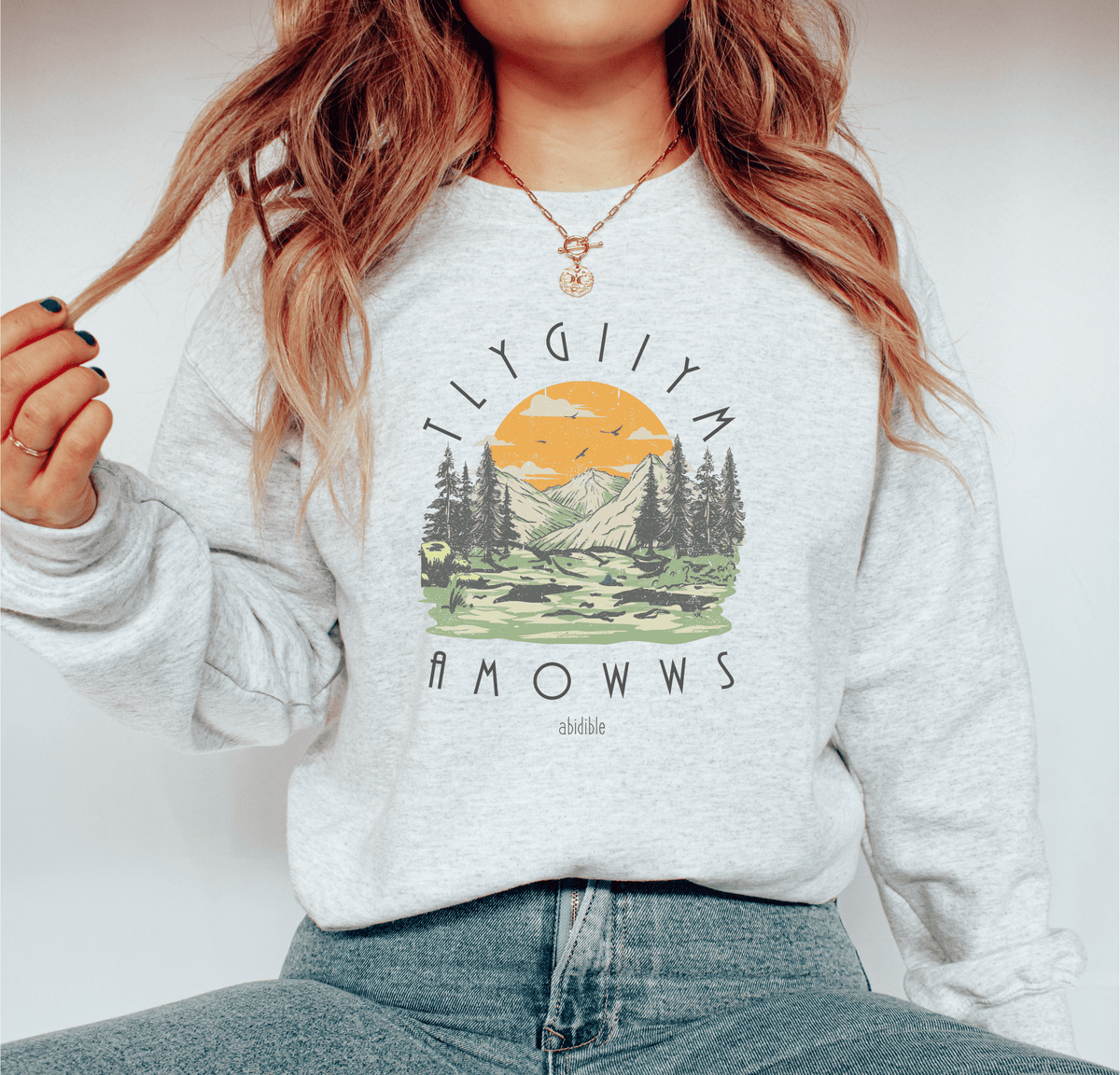 &quot;God is Mighty&quot; Unisex Heavy Blend™ Crewneck Sweatshirt Sweatshirt Printify 