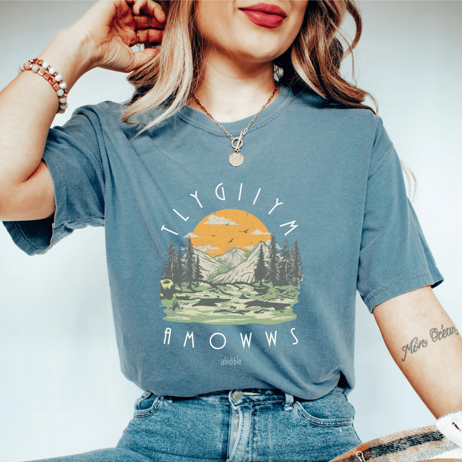 God is Mighty" Unisex Comfort Colors T-Shirt T-Shirt Printify 