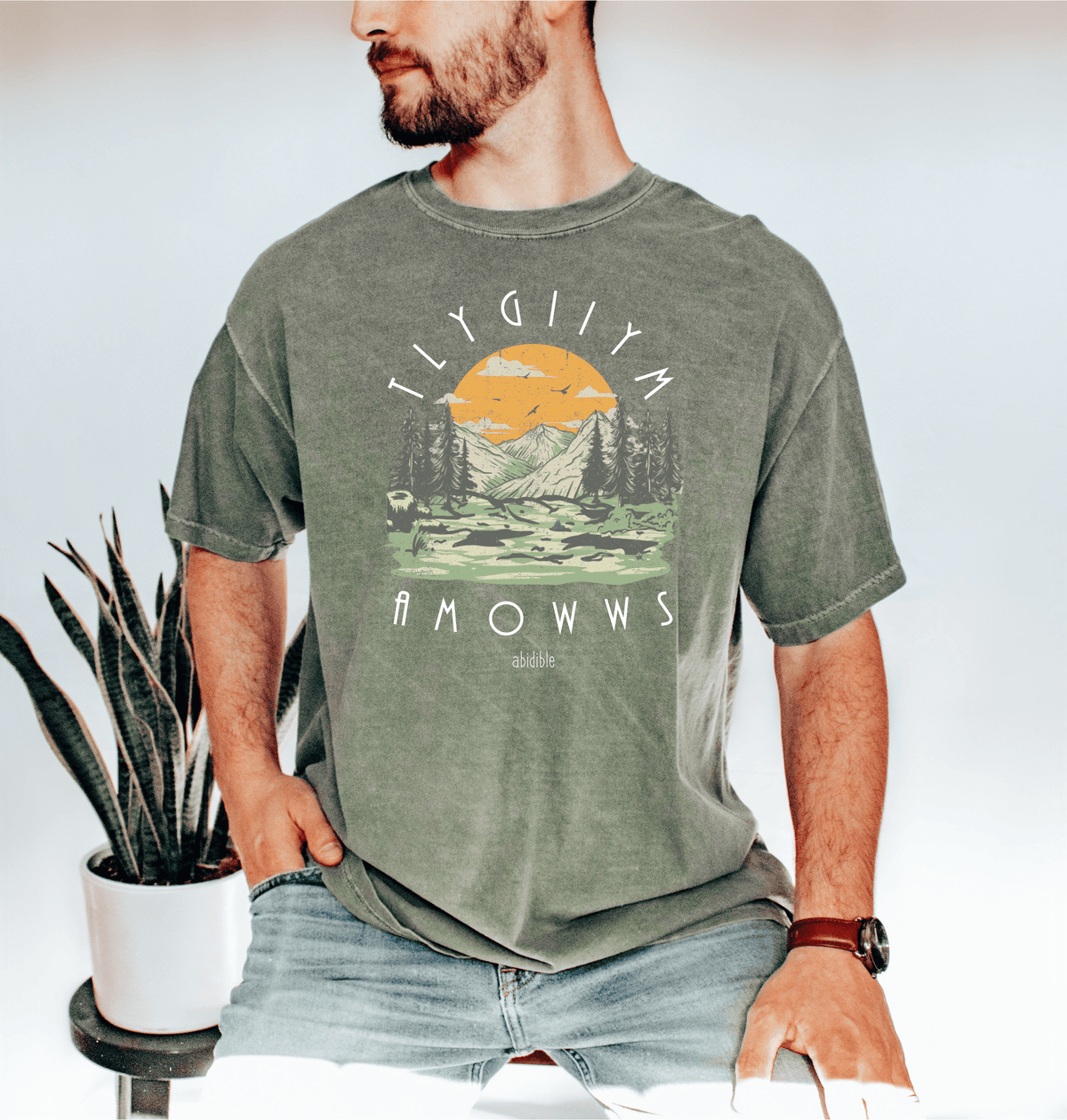 God is Mighty&quot; Unisex Comfort Colors T-Shirt T-Shirt Printify 